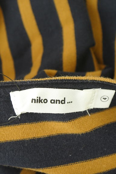 クリックで大画像表示 niko and...(ニコ アンド)の古着「ボーダー柄カットソー(カットソー・プルオーバー)」大画像6へ