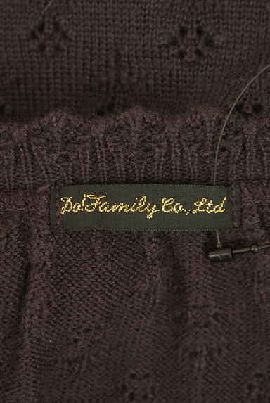 クリックで大画像表示 DO!FAMILY(ドゥファミリー)の古着「花柄透かし編みニットトップス(ニット)」大画像6へ