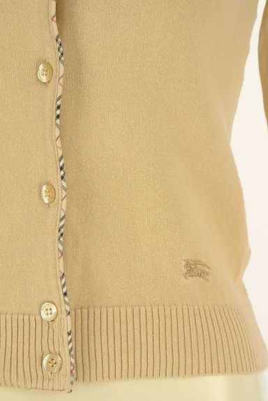 クリックで大画像表示 BURBERRY BLUE LABEL(バーバリーブルーレーベル)の古着「チェックパイピング入りニットカーディガン(カーディガン・ボレロ)」大画像4へ