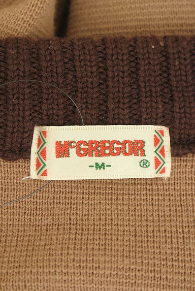 クリックで大画像表示 McGREGOR(マックレガー)の古着「ラインニットブルゾン(カーディガン・ボレロ)」大画像6へ