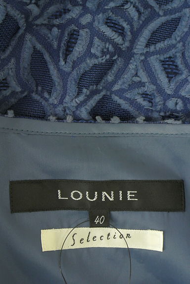 クリックで大画像表示 LOUNIE(ルーニィ)の古着「花柄フロッキーレース膝上ワンピース(ワンピース・チュニック)」大画像6へ