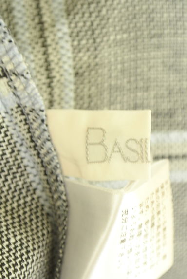 クリックで大画像表示 BASILE28(バジーレ28)の古着「チェック柄タックワイドパンツ(パンツ)」大画像6へ
