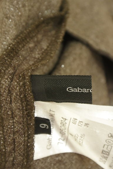 クリックで大画像表示 COMME CA(コムサ)の古着「Gabardine K.T キーネック膝丈ラメシャツワンピ(ワンピース・チュニック)」大画像6へ