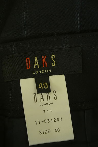 DAKS（ダックス）の古着「格子柄センタープレステーパードパンツ（パンツ）」大画像６へ
