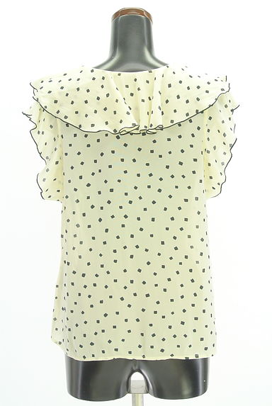 クリックで大画像表示 La boutique BonBon(ラブティックボンボン)の古着「フリルカラー肩フリルブラウス(カットソー・プルオーバー)」大画像2へ