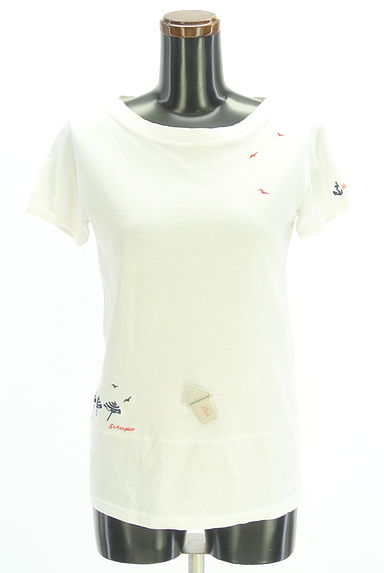 クリックで大画像表示 LA MARINE FRANCAISE(マリンフランセーズ)の古着「半そで刺しゅうTシャツ(Tシャツ)」大画像4へ