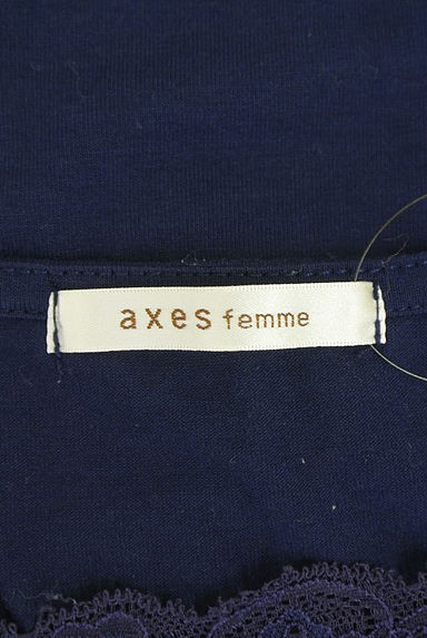 クリックで大画像表示 axes femme(アクシーズファム)の古着「レースカットソー(カットソー・プルオーバー)」大画像6へ