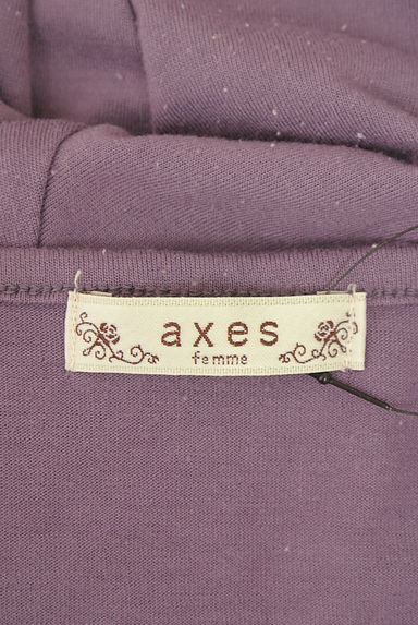 クリックで大画像表示 axes femme(アクシーズファム)の古着「スクエアネックレースカットソー(カットソー・プルオーバー)」大画像6へ