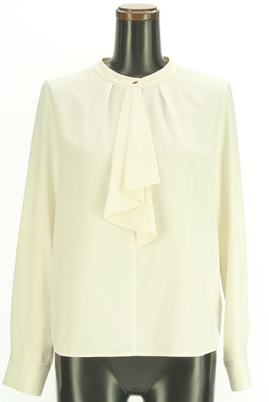 クリックで大画像表示 NATURAL BEAUTY BASIC(ナチュラルビューティベーシック)の古着「タイ風フリルブラウス(ブラウス)」大画像1へ