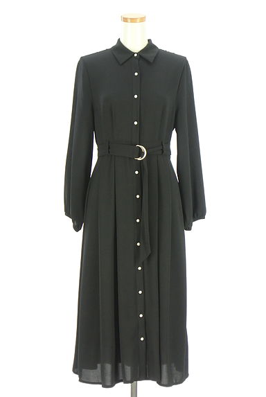 MISCH MASCH（ミッシュマッシュ）の古着「ベルト付きロングシャツワンピース（ワンピース・チュニック）」大画像１へ