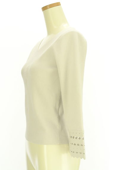 クリックで大画像表示 PROPORTION BODY DRESSING(プロポーションボディドレッシング)の古着「スカラップ袖ニット(ニット)」大画像3へ