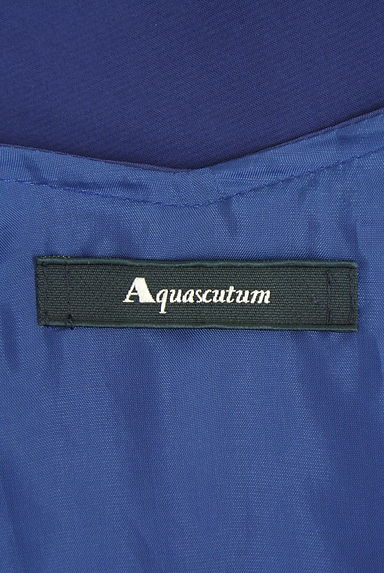 クリックで大画像表示 Aquascutum(アクアスキュータム)の古着「7分袖異素材切替膝下ワンピース(ワンピース・チュニック)」大画像6へ