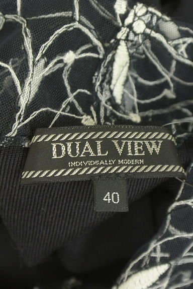 DUAL VIEW（デュアルヴュー）の古着「花柄刺しゅうリボンタイニット（ニット）」大画像６へ