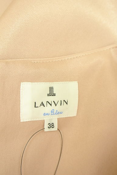 クリックで大画像表示 LANVIN en Bleu(ランバンオンブルー)の古着「膝下丈光沢フレアワンピース(ワンピース・チュニック)」大画像6へ