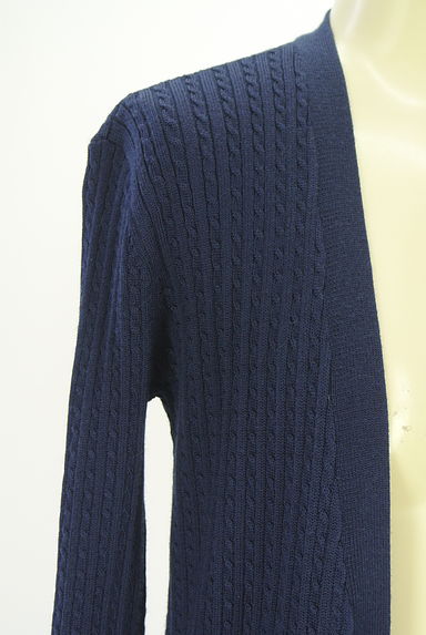 クリックで大画像表示 POLO RALPH LAUREN(ポロラルフローレン)の古着「LAUREN RALPH LAUREN ケーブルニットカーデ(カーディガン・ボレロ)」大画像4へ