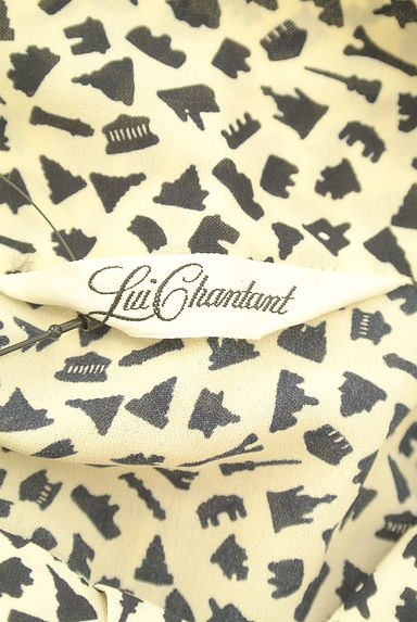クリックで大画像表示 LUI CHANTANT(ルイシャンタン)の古着「総柄タイブラウス(ブラウス)」大画像6へ