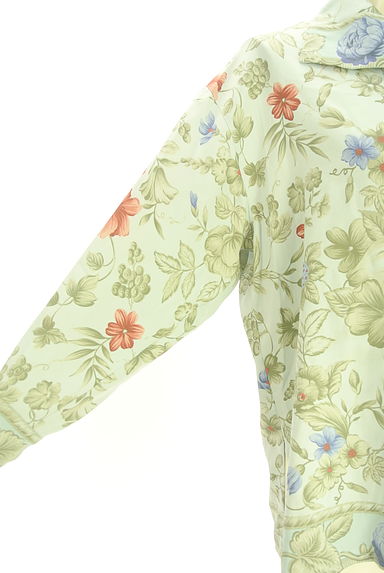 クリックで大画像表示 LUI CHANTANT(ルイシャンタン)の古着「花柄シフォンブラウス(ブラウス)」大画像5へ