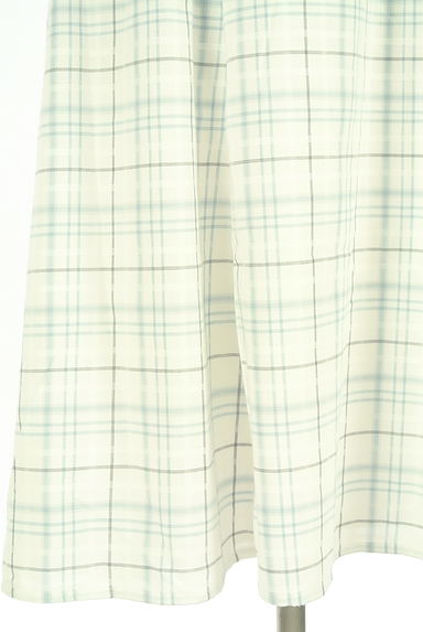 クリックで大画像表示 LAISSE PASSE(レッセパッセ)の古着「膝下丈チェック柄フレアワンピース(ワンピース・チュニック)」大画像5へ