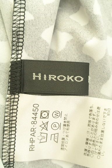 クリックで大画像表示 HIROKO KOSHINO(ヒロココシノ)の古着「シフォン切替総柄ワンピース(ワンピース・チュニック)」大画像6へ