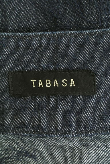 クリックで大画像表示 TABASA(タバサ)の古着「花刺しゅう入りデニム膝上ワンピース(ワンピース・チュニック)」大画像6へ