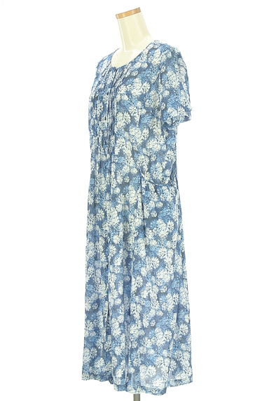 TABASA（タバサ）の古着「花柄シアーロングワンピース（ワンピース・チュニック）」大画像３へ