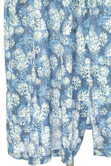 TABASA（タバサ）の古着「花柄シアーロングワンピース（ワンピース・チュニック）」大画像５へ