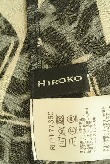 クリックで大画像表示 HIROKO KOSHINO(ヒロココシノ)の古着「ヒョウ柄膝上ワンピース(ワンピース・チュニック)」大画像6へ