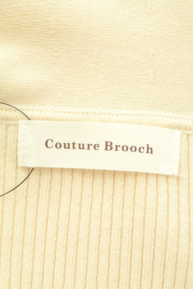 クリックで大画像表示 Couture Brooch(クチュールブローチ)の古着「襟付きリブニットトップス(ニット)」大画像6へ