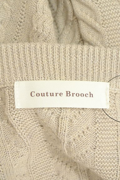 Couture Brooch（クチュールブローチ）の古着「アラン編みニットトップス（ニット）」大画像６へ