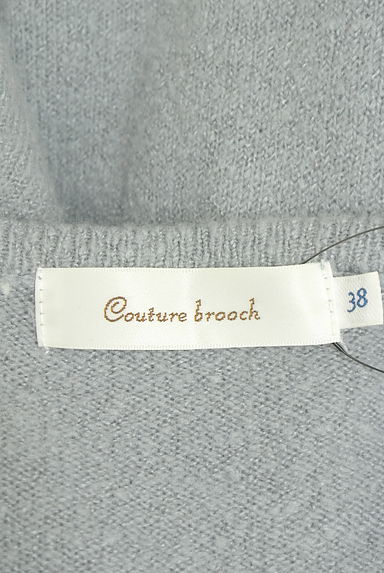 Couture Brooch（クチュールブローチ）の古着「肩レースニットトップス（ニット）」大画像６へ