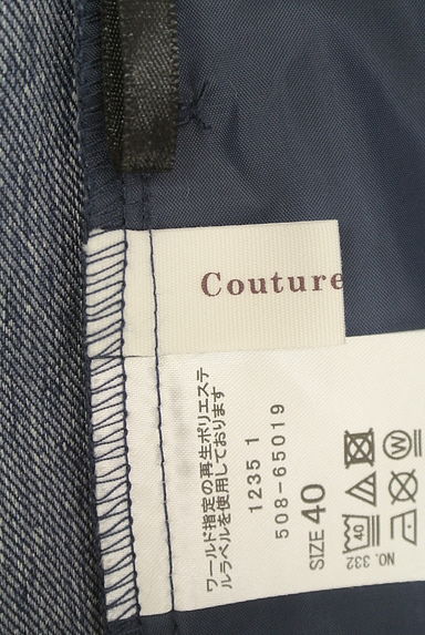 クリックで大画像表示 Couture Brooch(クチュールブローチ)の古着「ベルト付きセンタープレスワイドパンツ(パンツ)」大画像6へ
