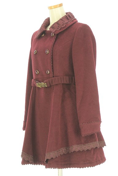 クリックで大画像表示 axes femme(アクシーズファム)の古着「ゴムベルト付きミドル丈フレアコート(コート)」大画像3へ