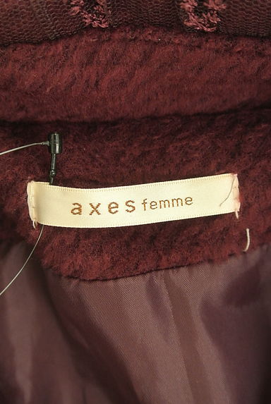 クリックで大画像表示 axes femme(アクシーズファム)の古着「ゴムベルト付きミドル丈フレアコート(コート)」大画像6へ