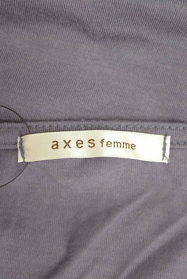 クリックで大画像表示 axes femme(アクシーズファム)の古着「裾レースカットソー(カットソー・プルオーバー)」大画像6へ
