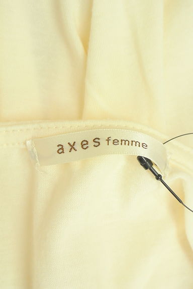 クリックで大画像表示 axes femme(アクシーズファム)の古着「裾レースカットソー(カットソー・プルオーバー)」大画像6へ