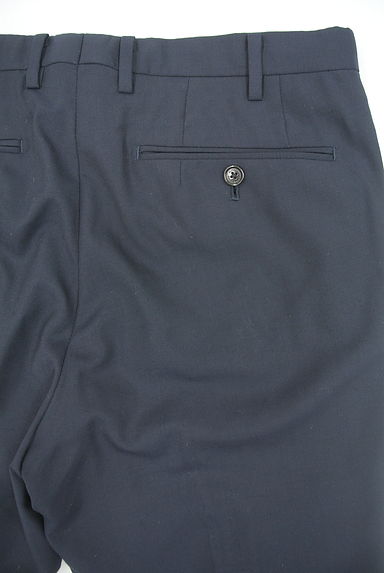 クリックで大画像表示 BURBERRY BLACK LABEL(バーバリーブラックレーベル)の古着「ウール混センタープレステーパードパンツ(パンツ)」大画像4へ