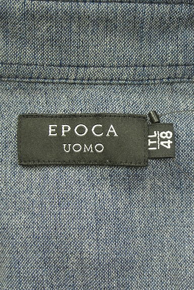 クリックで大画像表示 EPOCA UOMO(エポカウォモ)の古着「ピンタックデニム風シャツ(カジュアルシャツ)」大画像6へ