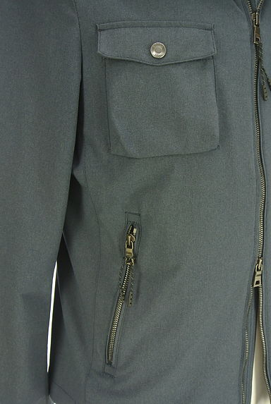 クリックで大画像表示 EPOCA UOMO(エポカウォモ)の古着「ダブルジップフーディブルゾン(ブルゾン・スタジャン)」大画像5へ