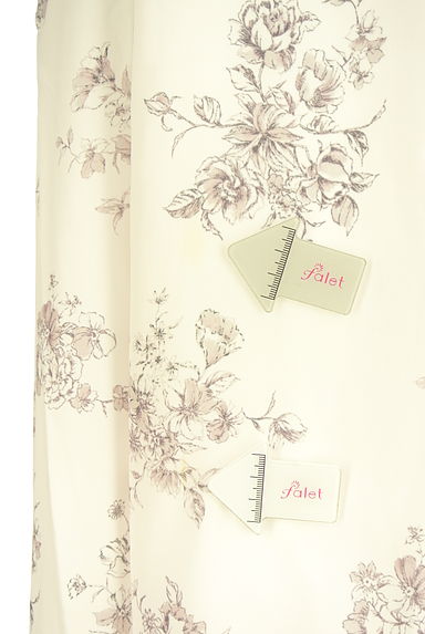 クリックで大画像表示 LAISSE PASSE(レッセパッセ)の古着「花柄シフォンロングフレアワンピース(ワンピース・チュニック)」大画像5へ