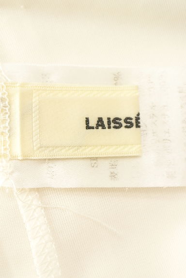 クリックで大画像表示 LAISSE PASSE(レッセパッセ)の古着「花刺しゅう入り5分袖シフォンブラウス(ブラウス)」大画像6へ