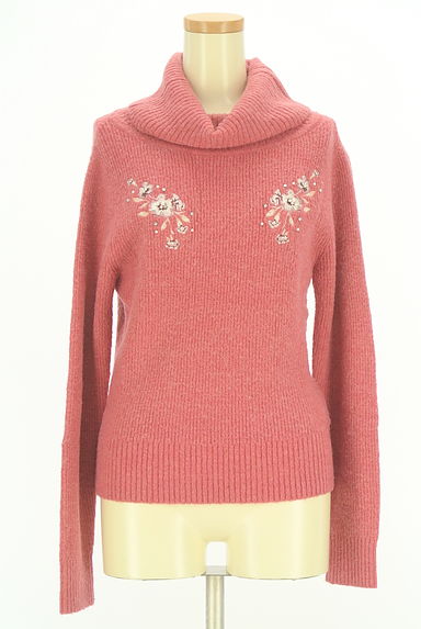 クリックで大画像表示 LAISSE PASSE(レッセパッセ)の古着「花刺しゅう入りオフタートルニット(ニット)」大画像1へ