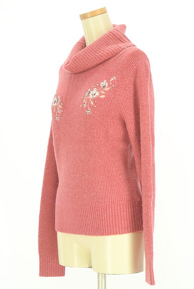 クリックで大画像表示 LAISSE PASSE(レッセパッセ)の古着「花刺しゅう入りオフタートルニット(ニット)」大画像3へ