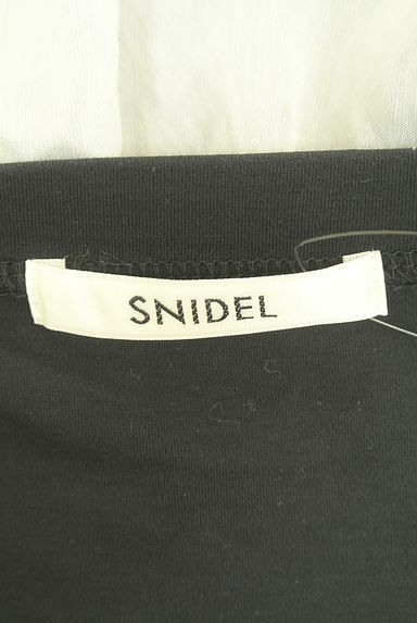 クリックで大画像表示 Snidel(スナイデル)の古着「バイカラーティアードフレアカットソー(カットソー・プルオーバー)」大画像6へ