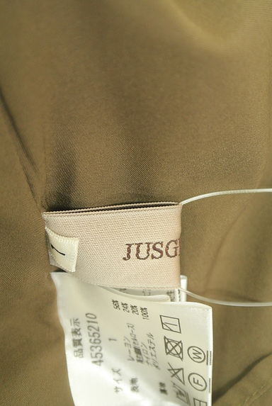 クリックで大画像表示 JUSGLITTY(ジャスグリッティー)の古着「肩フリルロングフレアワンピース(ワンピース・チュニック)」大画像6へ