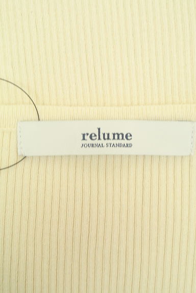 クリックで大画像表示 JOURNAL STANDARD relume(ジャーナルスタンダード レリューム)の古着「スクエアネックリブニット(ニット)」大画像6へ