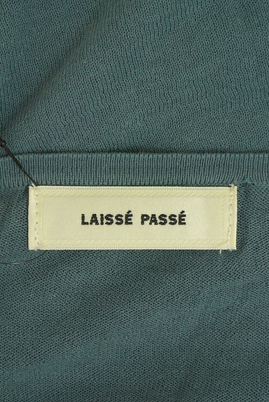 LAISSE PASSE（レッセパッセ）の古着「花モチーフパールボタンニットカーディガン（カーディガン・ボレロ）」大画像６へ