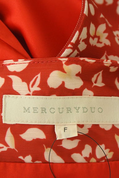 クリックで大画像表示 MERCURYDUO(マーキュリーデュオ)の古着「ドロストスリーブシフォンロングワンピ(ワンピース・チュニック)」大画像6へ