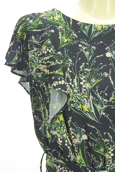 クリックで大画像表示 LAISSE PASSE(レッセパッセ)の古着「ベルト付きプリーツロングワンピース(ワンピース・チュニック)」大画像4へ