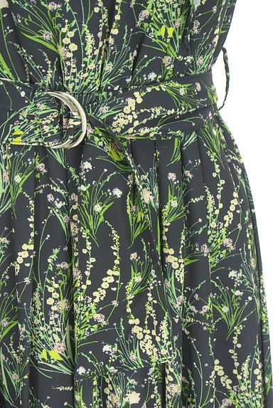 クリックで大画像表示 LAISSE PASSE(レッセパッセ)の古着「ベルト付きプリーツロングワンピース(ワンピース・チュニック)」大画像5へ