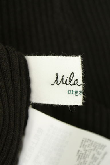 クリックで大画像表示 Mila Owen(ミラオーウェン)の古着「アシンメトリースクエアネックリブニットトップス(ニット)」大画像6へ